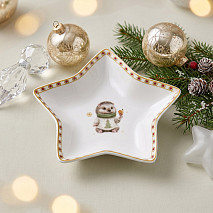 Zvaigznes formas šķīvis MIRACLE 11,8x10,4 cm (jaunais kaula porcelāns)