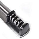 Sharpener 23x6x6 cm for three step sharpening (diamond, tungsten carbide and ceramic rods)