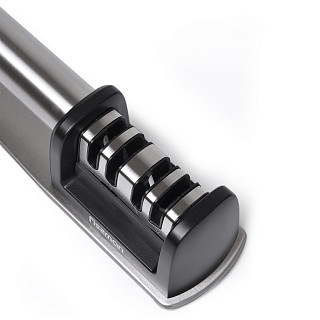 Sharpener 23x6x6 cm for three step sharpening (diamond, tungsten carbide and ceramic rods)