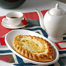 Oval Plate ALEKSA 35X21 cm color white (porcelain)