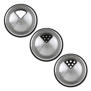 Salt and pepper shakers 110 ml x 2 (glass)