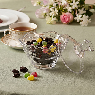 Candy jar 12x11.5 cm / 270 ml with lid (glass)