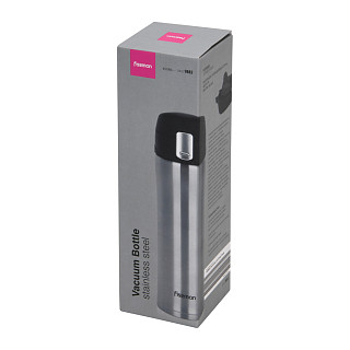 Termokrūze 450 ml, MELNA (nerūsējošais tērauds)