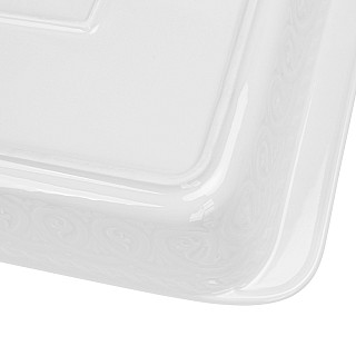 Kvadrātveida cepamtrauks Parmigiano 28,4x24,4x5,5 cm / 2L (porcelāns)