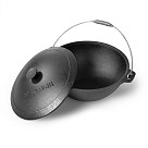 Kazanas 34x14,5 cm / 8 l su ketaus dangčiu (ketaus)