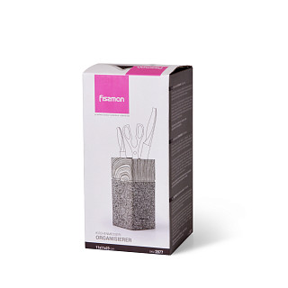 Kitchen knife organizer 11x11x23 cm GRAPHITE (plastic)