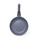 Frying pan LA GRANITE 26x5.6 cm with detachable handle and THERMIC point with induction bottom (aluminium with non-stick coating)