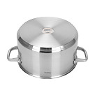 Puodas MASTER CHEF 24x13 cm / 5,4 L su stikliniu dangčiu (nerūdijantis plienas)