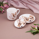 Porcelāna apakštase 10 cm Dogs