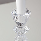 Tealight and taper candle holder 8.5х21.5 cm (glass)