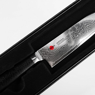 Santoku nazis KENSEI MUSASHI 14 cm (Damascus tēr.)
