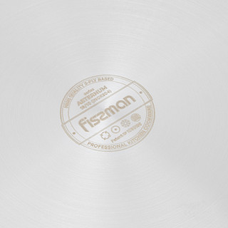 Deep frying pan AETERNUM 24х7 cm with glass lid (stainless steel)