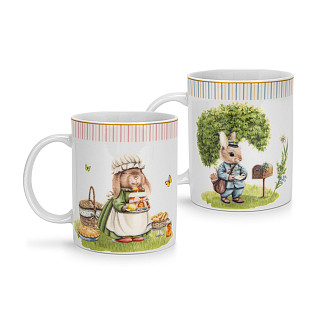 2 krūžu komplekts EASTER 340 ml (porcelāns)