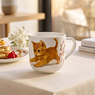 Krūze CATS 380 ml (jaunais kaula porcelāns)