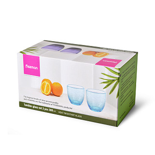 Glasses 2 pcs / 380 ml, art 19015