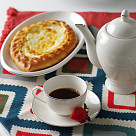 Tea Cup and saucer ALEKSA 250 ml color white (porcelain)