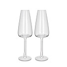 Set of champagne glasses 230 ml x 2 pcs. (glass), art 19052