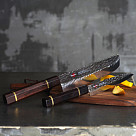 Japoniškas nakiri kirvis KENSEI BOKUDEN 18 cm (plienas AUS-8)