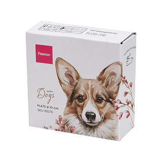 Porcelāna apakštase 10 cm Dogs