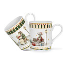 Krūžu komplekts MIRACLE 360 ml, 2 gab. (jaunais kaula porcelāns)