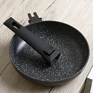 Frying pan FIORE 24x4.9 cm with detachable handle (aluminium with non-stick coating)