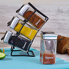 Condiment set 7 pcs (glass), art. 6434