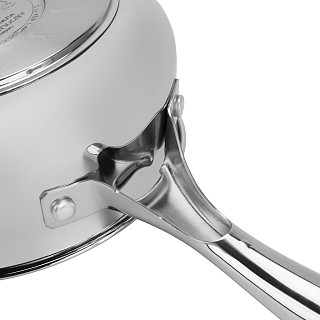 Sauce pan ABSOLUTE PRO 18x9 cm / 2,2 LTR with lid (stainless steel)