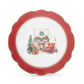 Подставка для торта CHRISTMAS EVE 28 см (фарфор), art. 16036