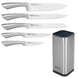 Knife set JARL 6 pr. in a metal stand