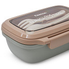 2-compartment lunch box 850 ml / 19.7 × 14 × 8.2 cm (plastic)