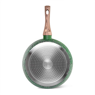 Deep frying pan MALACHITE 26x6.5 cm with induction bottom (aluminium with non-stick coating)