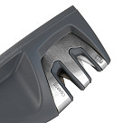 Knife sharpener 10x4x5 cm, color GREY (carbide and ceramic)