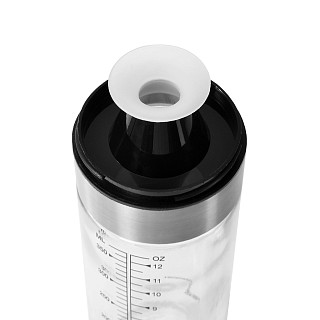 Oil bottle 400 ml with acrylic lid (glass), art. 6421