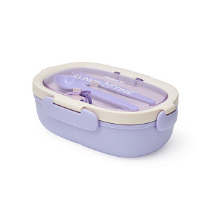 3-compartment lunch box 850 ml / 21.5 × 14.5 × 7 cm (plastic)