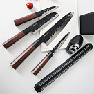 6 peilių rinkinys KENDO su magnetine juosta ir galąstuvu