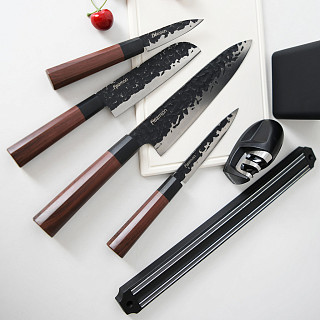 6 peilių rinkinys KENDO su magnetine juosta ir galąstuvu