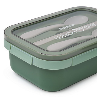 2-compartment lunch box 800 ml / 20.5 × 13.5 × 7.8 cm (plastic)