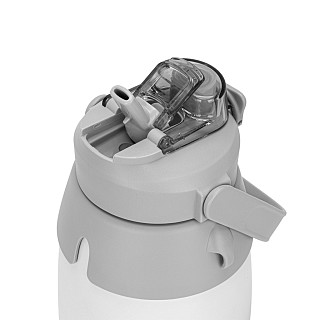 Double wall vacuum flask 800 ml gray (stainless steel), art. 9864