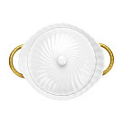 Мармит 28,8x21,5х15,2 см на стальной подставке (фарфор)