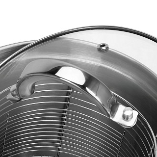 Plieninis puodas su kepimo krepšeliu 3,5 l / 18 cm Fedele