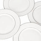 Set of porcelain plates 19 cm / 4 pcs Nice