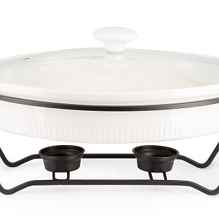 Marmīts 31 x 25,5 x 6,5 cm / 2,1 l HORECA (porcelāns)