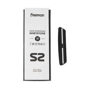 Whetstone 18.5x6.5x3.2 cm 1000/6000grit with silicone base and angle guide (corundum, ceramic)