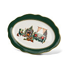 Oval plate CHRISTMAS EVE 35x25 cm (new bone china)