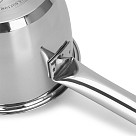 Sauce pan LEDA 12x8.5 cm / 0,9 LTR without lid (stainless steel)