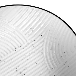 Deep plate ART DECO 18 cm (porcelain)