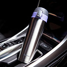 Double wall vacuum travel mug 420 ml (stainless steel)