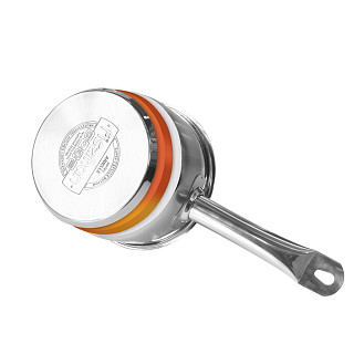 Sauce pan ARIELLE 14x7 cm / 1,0 LTR without lid (stainless steel)