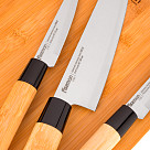 Set of knives with cutting board 4 pr. (420J2 steel)