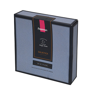 Plate set GALACTICA 21 cm x 2 pcs. (porcelain)